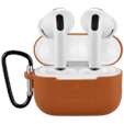 Amplify Note X 3 Series TWS Earphones - White Case + Orange Cover