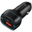 Amplify Volto Series Dual Car Charger 32W (Type-C + USB) - Black