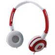 Bounce Swing Series Headphones with Mic Red/White