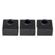Heating Block Silicone Cover (23x23x17.5xT1.5) - Black
