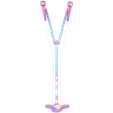 Disney Frozen Double Karaoke Mic Stand with Colourful Lights