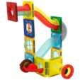45 Magnetic Tiles and Marble Run Parts