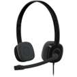 Logitech® H151 Stereo Wired Headset - Black