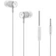 Pro Bass Catalyst series Packaged Aux earphone With Mic- Silver
