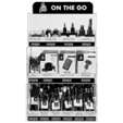 Pro Bass On The Go PDQ Acrylic stand 14pc - 3 TIER - not stocked