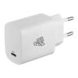 Pro Bass RapidCharge Series 20w Single Type-C Wall Charger - White