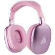 Pro Bass Retro Bluetooth Wireless Headphone with PU Case - Pink