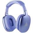 Pro Bass Retro Bluetooth Wireless Headphone with PU Case - Purple