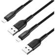 Rocka Quadro Series Micro USB 4 Cable Pack - Black