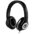 Rocka Cortex series Aux Headphones - Black