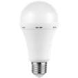 Switched 9w A60 Rechargeable LED Light Bulb - E27 - Warm White