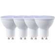 Switched 3w GU10 Rechargeable LED Light Bulb - CW - 4 Pack
