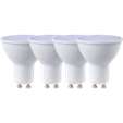 Switched 3w GU10 Rechargeable LED Light Bulb - WW- 4 Pack
