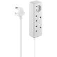 SWITCHED 3 Way Multiplug - White