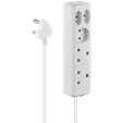 SWITCHED 5 Way Multiplug - White