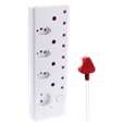 Switched Medium Surge 8-Way Multiplug 0.5m