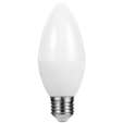 Switched 5w Candle LED Light Bulb E27 - Cool White