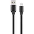 Volkano Weave Series Braided USB A to Type-C Cable 1.2m 60w - Black