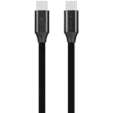 Volkano Weave Series Type-C to Type-C Cable (1.2m, 60w) - Black
