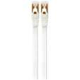 VolkanoX Giga Series Cat7 Ethernet Cable 25m - White, Gold-Plated Tips