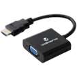 Volkano Annex Series HDMI Male to VGA Female Converter, 10cm Cable, with Sound