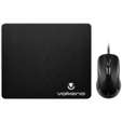 Volkano Slick series wired USB mouse with mousepad combo