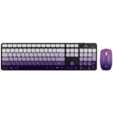 Volkano Prism Series Bluetooth Wireless Keyboard and Mouse - Purple