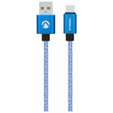 Volkano Fashion Series Micro USB Cable 1.8m - Sky Blue