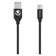 Volkano On-The-Go USB to Type-C 18w Braided 1m Cable - Black