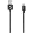 Volkano Braids Series Nylon-Braided Micro USB Cable 1.2m - Black