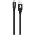 Volkano Slim Series Flat PVC Type-C Cable 1.2m - Black