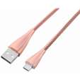 Volkano Fashion Series Micro USB Cable 1.8m - Rose Gold