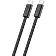 Volkano Weave Series 60w USB C to USB C 1.2m-Black