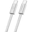 Volkano Weave Series 60w USB C to USB C 1.2m-White