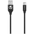 Volkano Weave Series Fabric Braided Micro-USB Cable 3m - Black