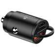 Volkano Obscurix Series 30w PD Dual USB-A and USB-C Ultra Small Car Charger