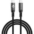 Volkano Weave Series 60w Magnetic Type-C Cable - Black
