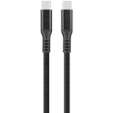 Volkano Weave Series USB C to USB C 240W 20Gbps 2m-black