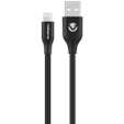 Volkano Flexi Series USB to MFI Lightning 1.5m 5v 2.4a 12w - Black