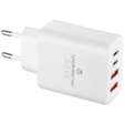 Volkano Quad Series 2x PD USB-C 2x USB-A 3a 35W Wall Charger
