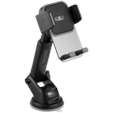 Volkano Secure Series Car Vent, Dash & Windshield Mount Phone Holder - Black