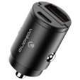 Volkano Veilix Series 45w PD Dual USB-A and USB-C Ultra Small Car Charger - Black