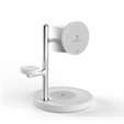 Volkano Lumen Series 3-in-1 Magnetic 25W Qi2.2 Wireless Charging Station - White