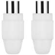 Volkano 1x Male 1x Female Coax Plugs