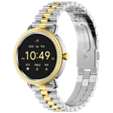 Volkano Ayla Collection Jewelled Smartwatch With 2 Colour Metal link strap