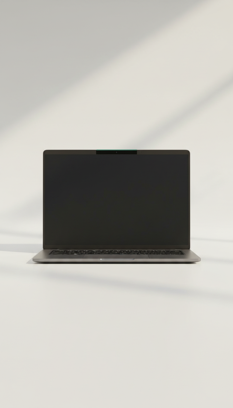 Compact laptop in urban charcoal